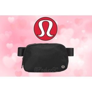 All Black Matte Lululemon Belt Bag OG Original Strap Rare Find!